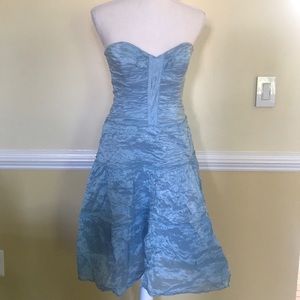 Gorgeous Nicole Miller strapless cocktail dress